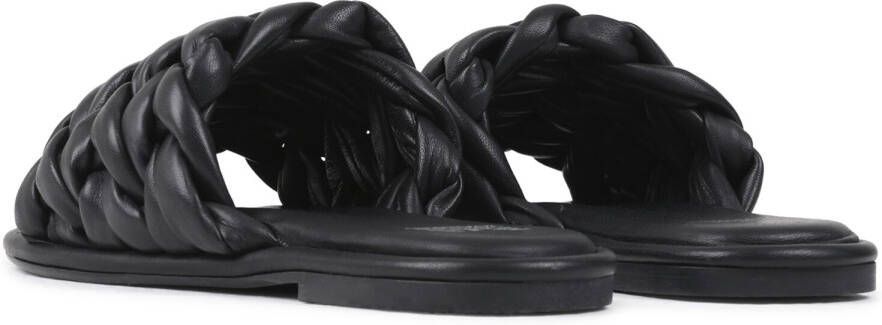 BRONX Zwarte Slippers Delan-y 85020-d