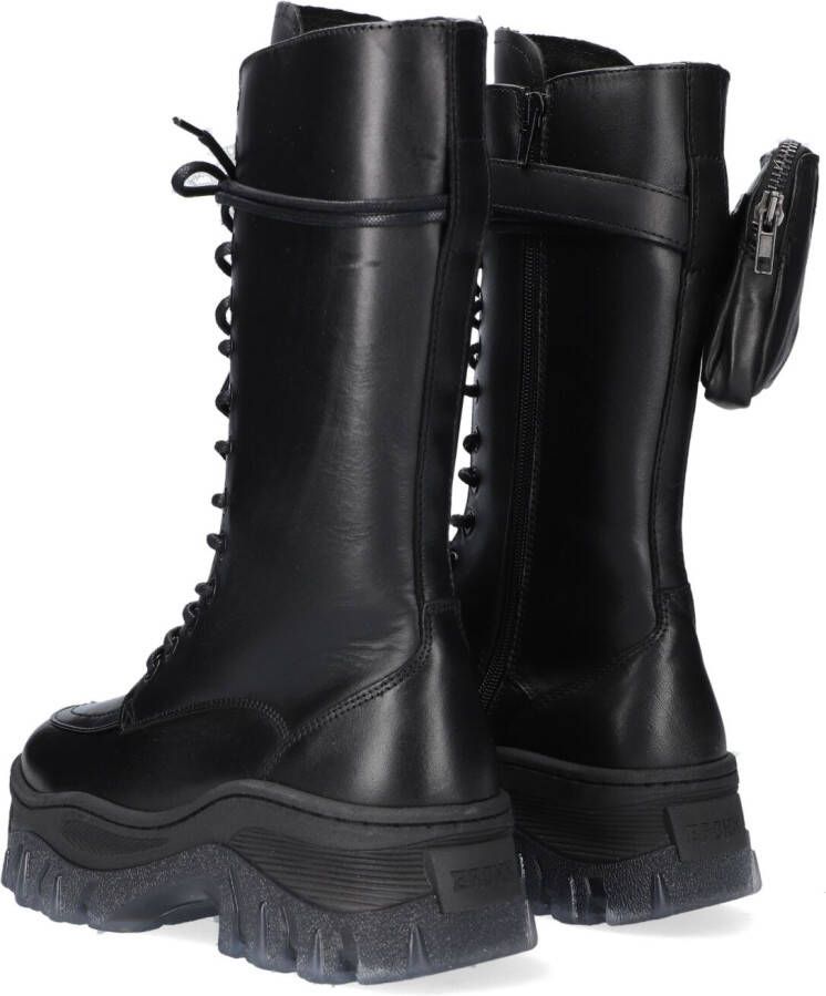 Bronx Zwarte Veterboots Jaxstar 14187