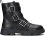 Bullboxer Aaf504 Veterboots Laarzen Met Veters Zwart - Thumbnail 6