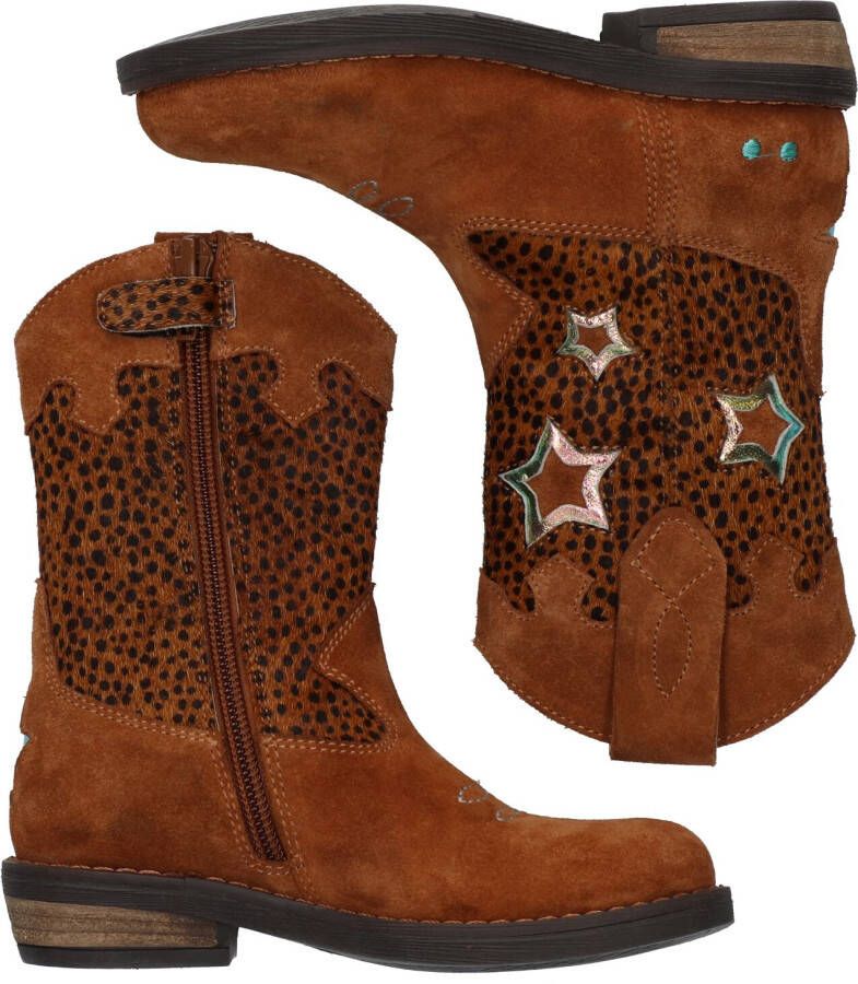 BUNNIESJR Bruine Laarzen Robine Rodeo