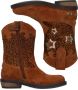 BunniesJR 225829-432 Meisjes Cowboy Boots Cognac Leer Ritssluiting - Thumbnail 5