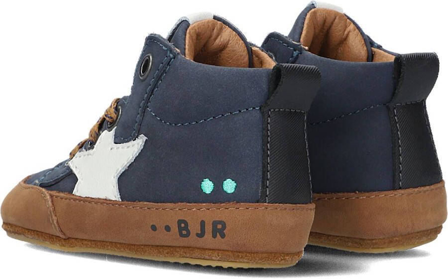 Bunnies Jr Blauwe Babyschoenen Zilke Zacht