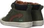 BunniesJR Bunnies JR 221630 169 Jongens Hoge Sneakers Groen Nubuck Veters - Thumbnail 3