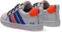 BunniesJR Bunnies JR Puk Pit Lage Sneakers Wit Roze Leer Veters - Thumbnail 7