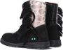 BunniesJR Bunnies JR 221788-589 Meisjes Cowboy Boots Zwart Roze Leer Ritssluiting - Thumbnail 3