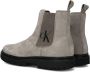 Calvin Klein Jeans Chelsea boots van leer model 'LUG MID CHELSEA' - Thumbnail 6