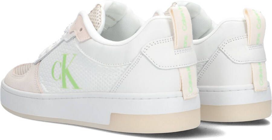 Calvin Klein Witte Lage Sneakers Basket Cupsole Low Xray