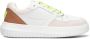 Calvin Klein Chunky Cupsole Fluo Contrast Lage sneakers Leren Sneaker Dames Wit - Thumbnail 4