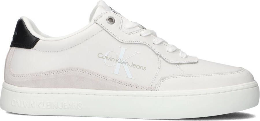 Calvin Klein Witte Lage Sneakers Classic Cupsole Mono