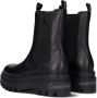 Calvin Klein Zwarte Chelsea Boots Flatform High - Thumbnail 8