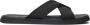 Calvin Klein Webbing Cross Sandal Sandalen Heren Zwart - Thumbnail 7