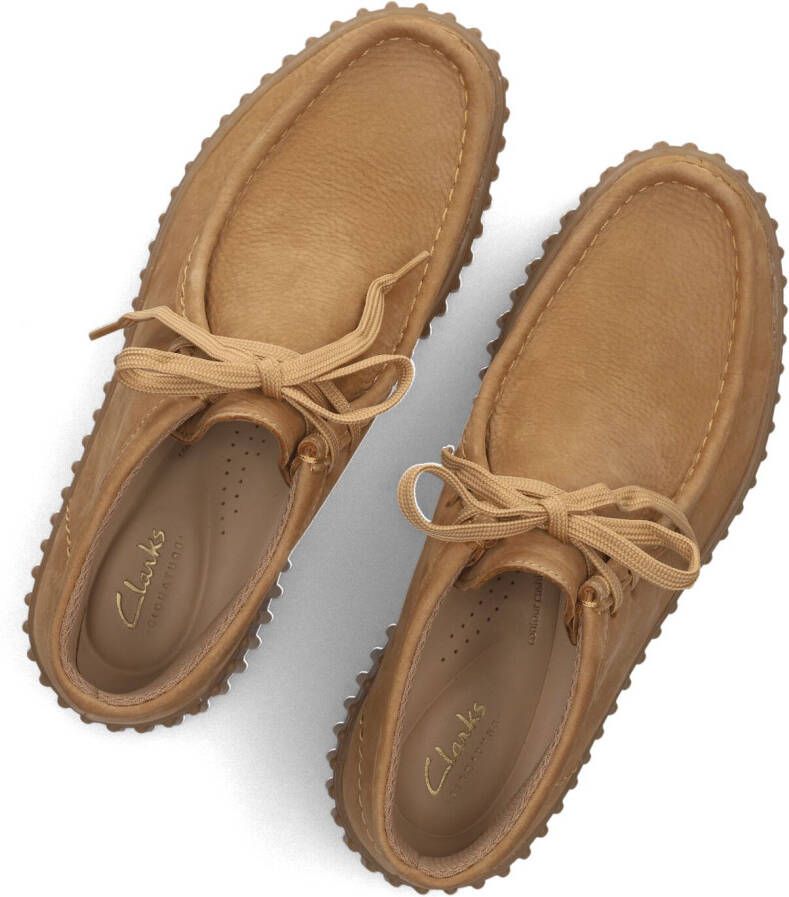 CLARKS ORIGINALS Bruine Clarks Veterschoenen Torhill Moss Dames