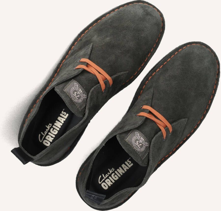 CLARKS ORIGINALS Groene Clarks Veterschoenen Desert Boot Heren