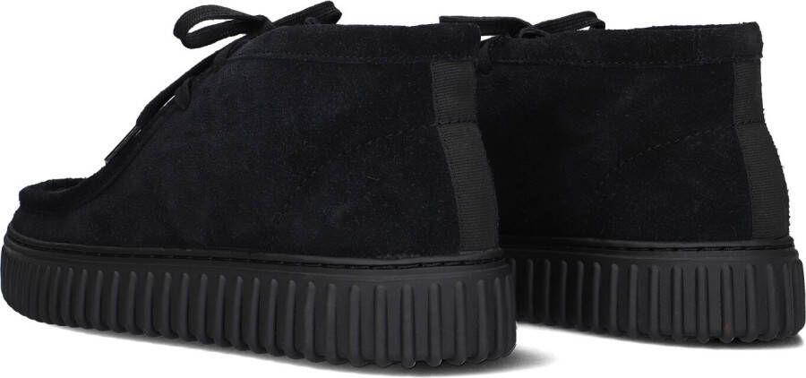 CLARKS ORIGINALS Zwarte Clarks Veterschoenen Torhill Hi Heren