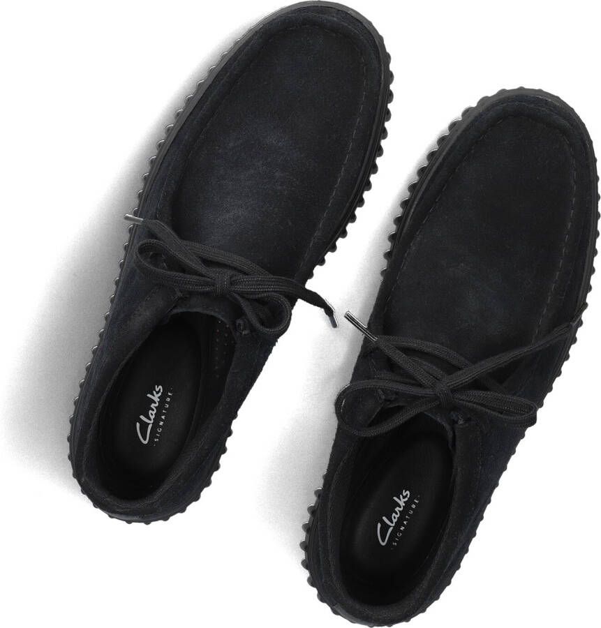 CLARKS ORIGINALS Zwarte Clarks Veterschoenen Torhill Hi Heren