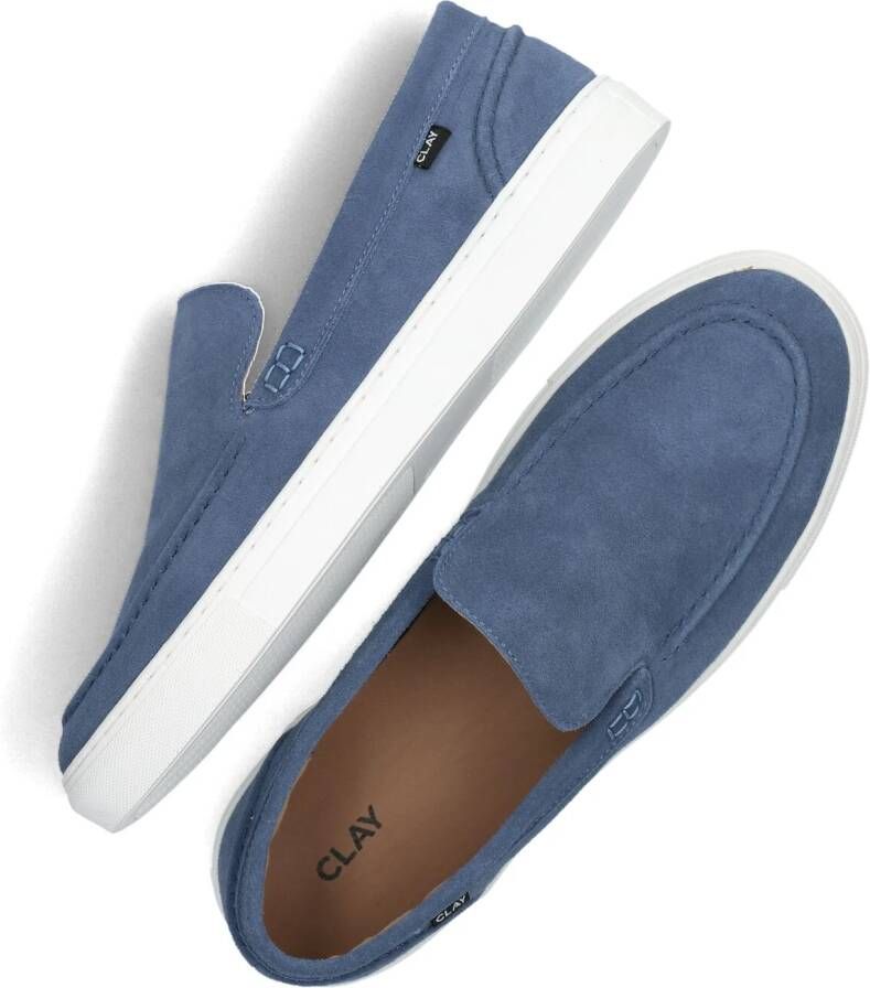 CLAY Blauwe Loafers Shn2311