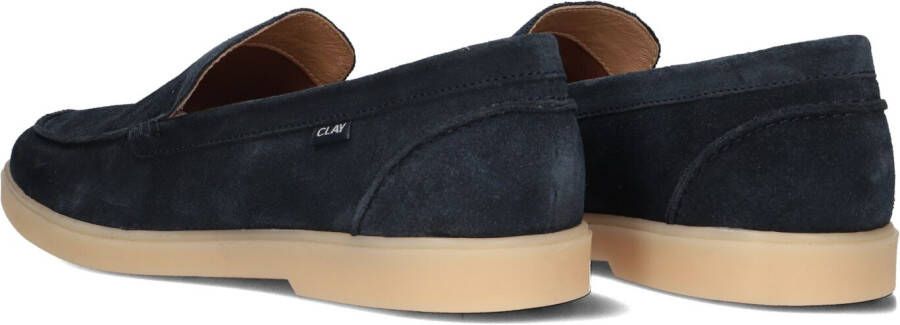 CLAY Blauwe Loafers Tivoli-09