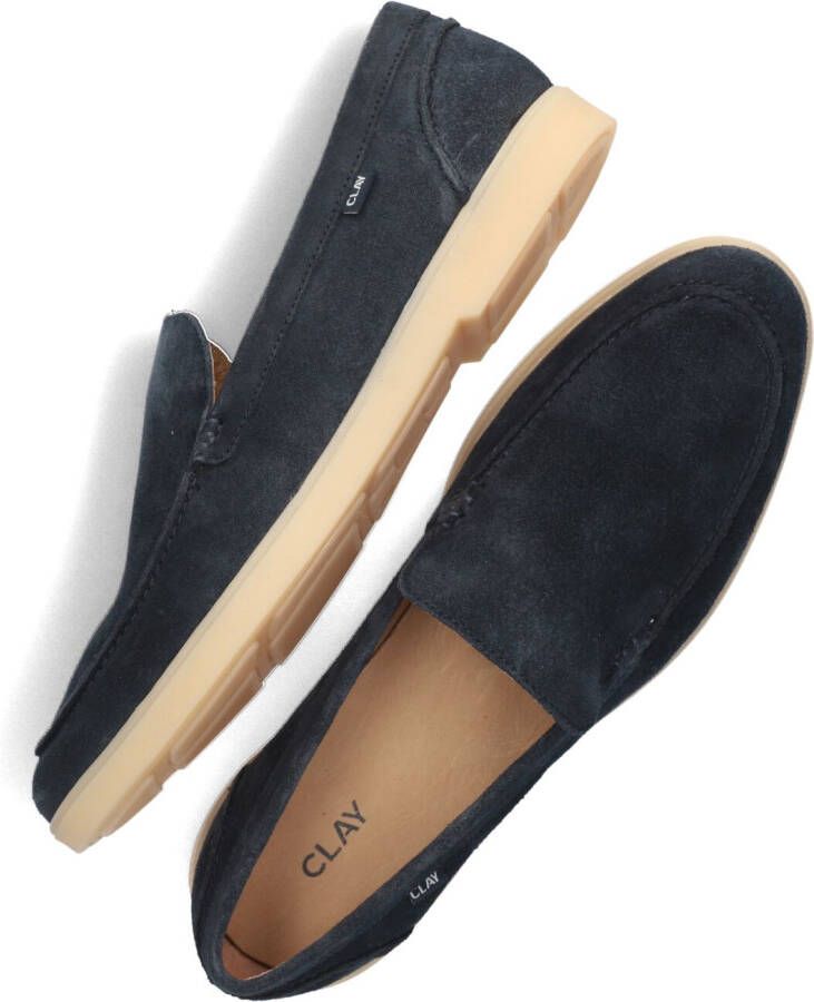 CLAY Blauwe Loafers Tivoli-09