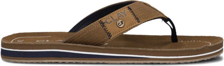 CLAY Bruine Slippers 001