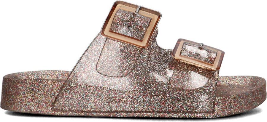 COLORS OF CALIFORNIA Gouden Slippers Jelly Glitter
