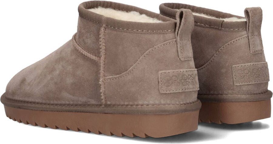 Colors Of California Taupe Vachtlaarzen Short Winter Boot