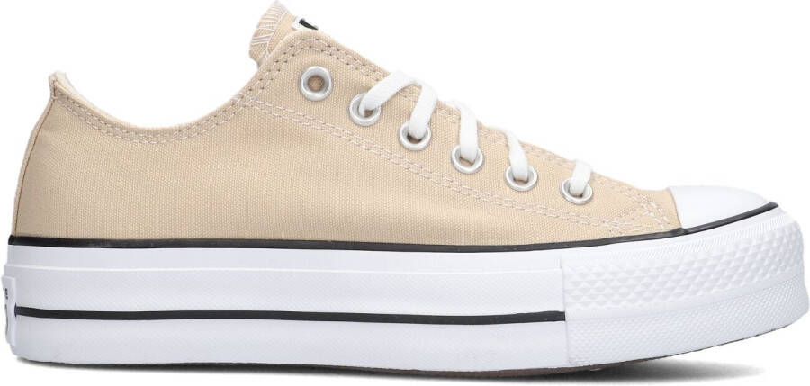 Converse Beige Lage Sneakers Chuck Taylor All Star Lift Platform 1