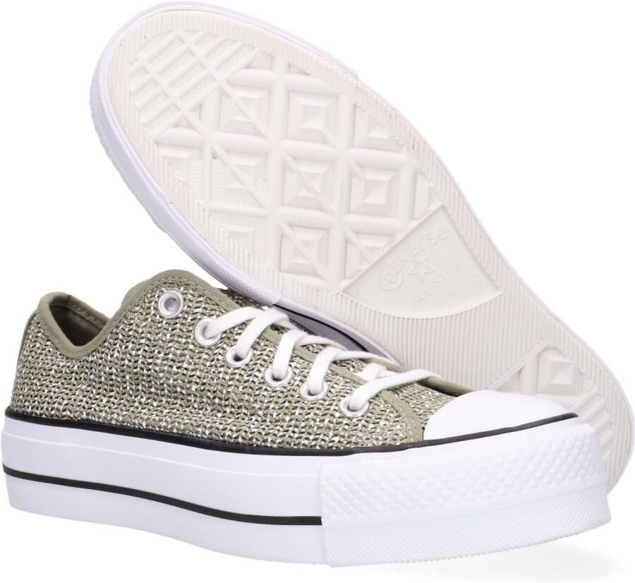Converse Groene Lage Sneakers Chuck Taylor All Star Lift Ox