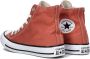 Converse Chuck Taylor All Star High Heren Schoenen Orange Textil - Thumbnail 4