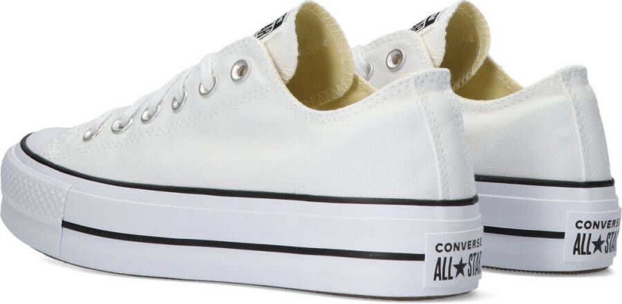 Converse Witte Lage Sneakers Chuck Taylor All Star Lift Ox