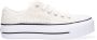 Converse Witte Lage Sneakers Chuck Taylor All Star Lift Ox - Thumbnail 3