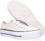 Converse Witte Lage Sneakers Chuck Taylor All Star Lift Ox - Thumbnail 5