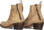 Cordwainer 43515 Enkellaarsjes Enkelboots met rits Dames Cognac - Thumbnail 3