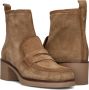 CTWLK Indy Enkellaarsjes Enkelboots met rits Dames Beige - Thumbnail 7