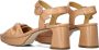 CTWLK Ankara Sandalen Dames Bruin - Thumbnail 4