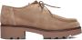 Ctwlk. Beige Suède Veterschoenen voor Dames - Thumbnail 3