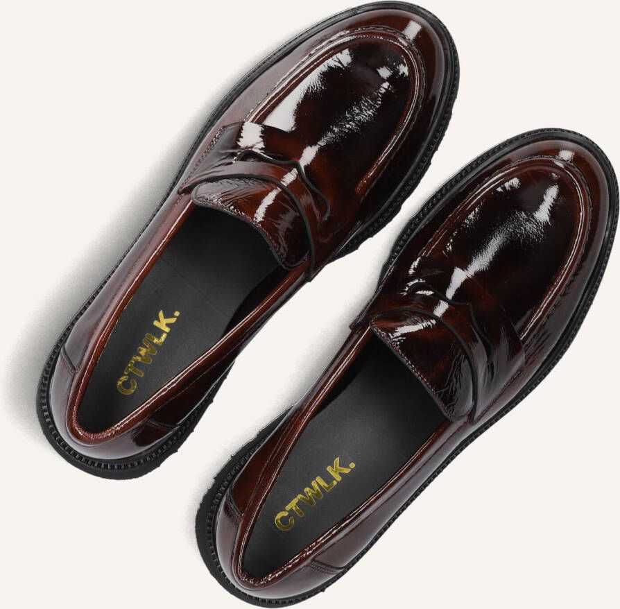 CTWLK Bruine Loafers Scarlet