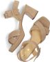 CTWLK Sandalen Dames Tamouch Maat: 41 Materiaal: Suède Kleur: Camel - Thumbnail 6