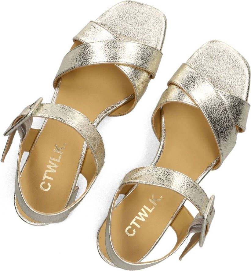 CTWLK Gouden Sandalen Amouch