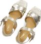 Ctwlk. Gouden Blokhak Sandalen voor Dames Yellow Dames - Thumbnail 7