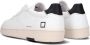 D.a.t.e. Witte sneakers met geperforeerde neus en geëmbosseerd logo White Heren - Thumbnail 3