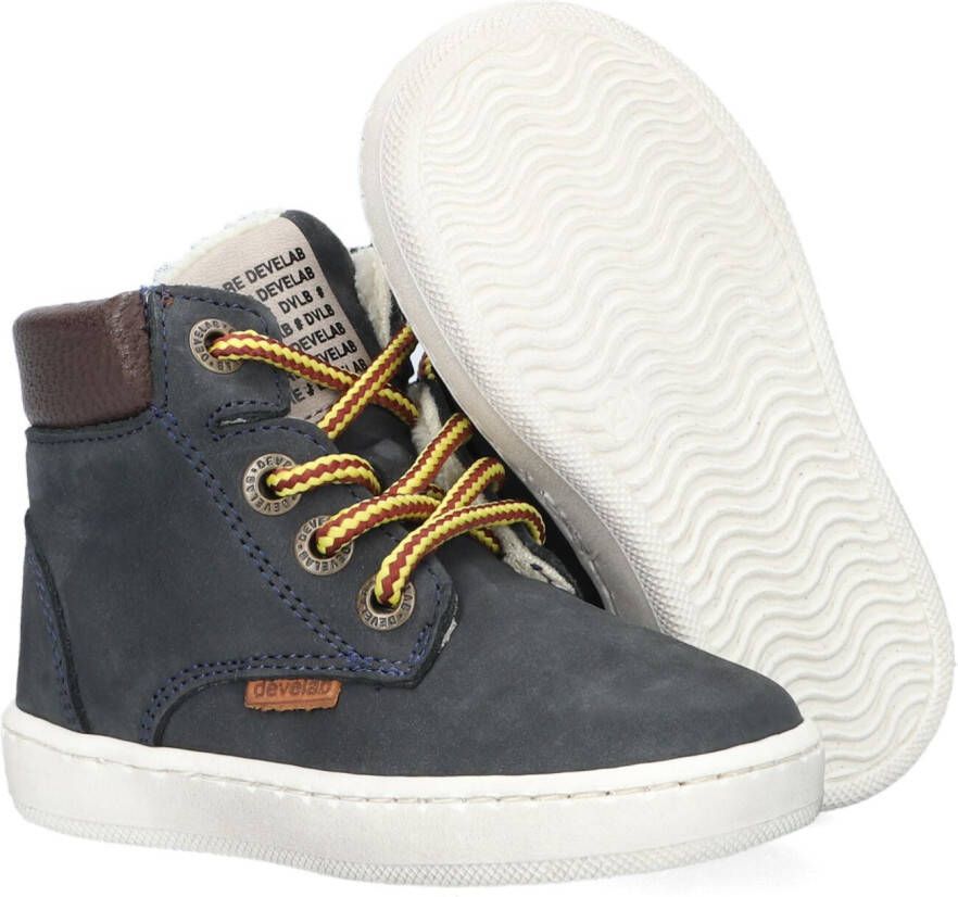 Develab Blauwe Hoge Sneaker 41855