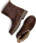 Develab 45877 Enkelboots Enkellaarsjes Jongens Kids Cognac - Thumbnail 6