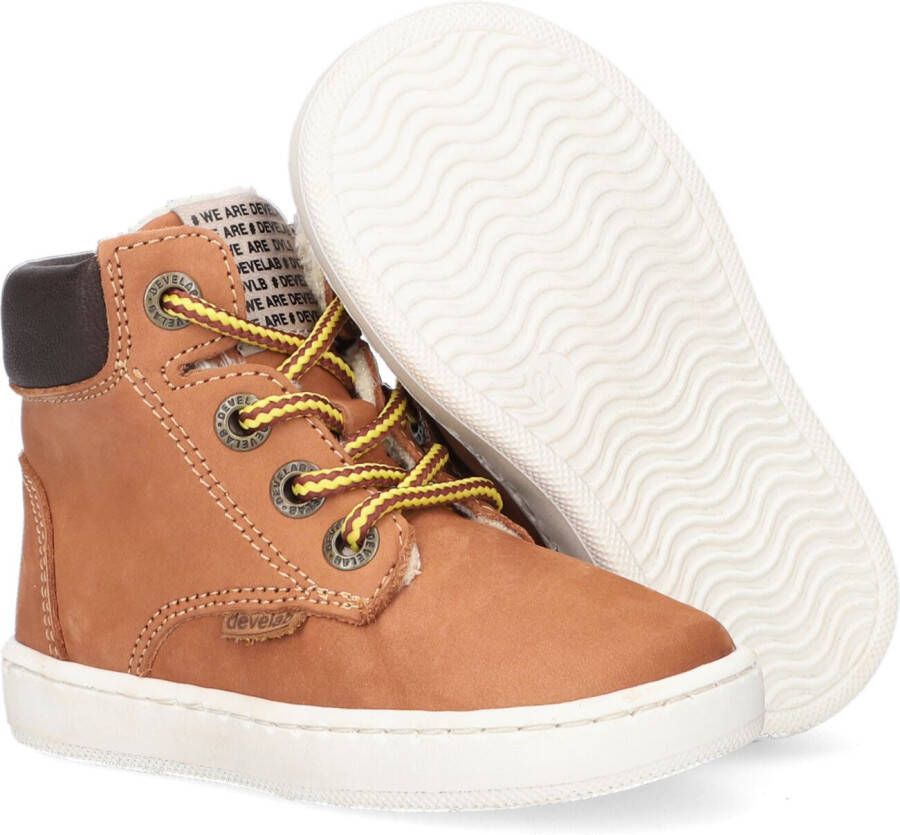 Develab Cognac Hoge Sneaker 41855