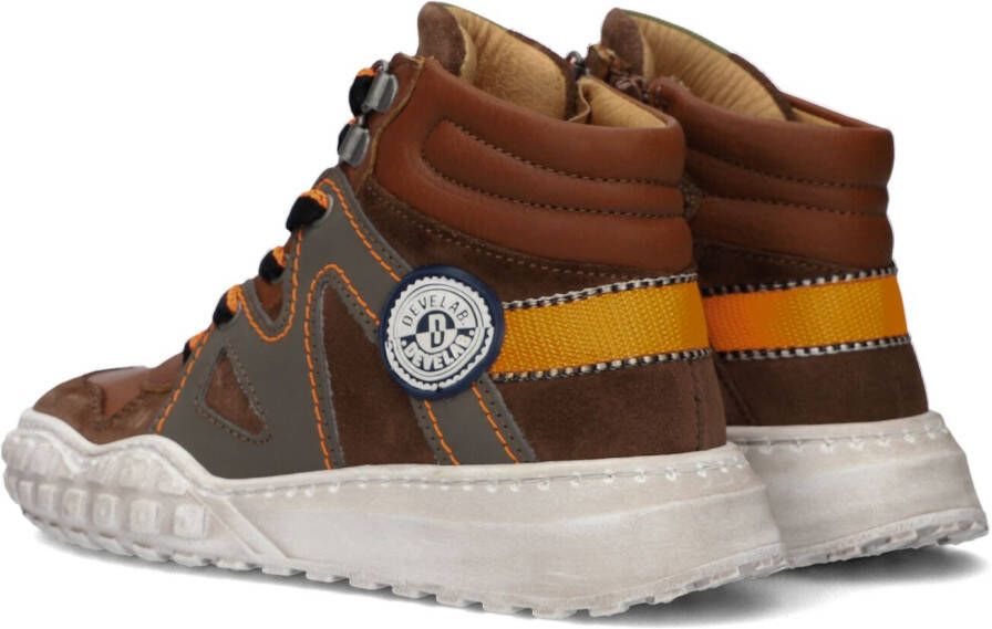 Develab Cognac Hoge Sneaker 45687