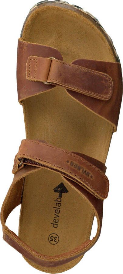 DEVELAB Cognac Sandalen 48213