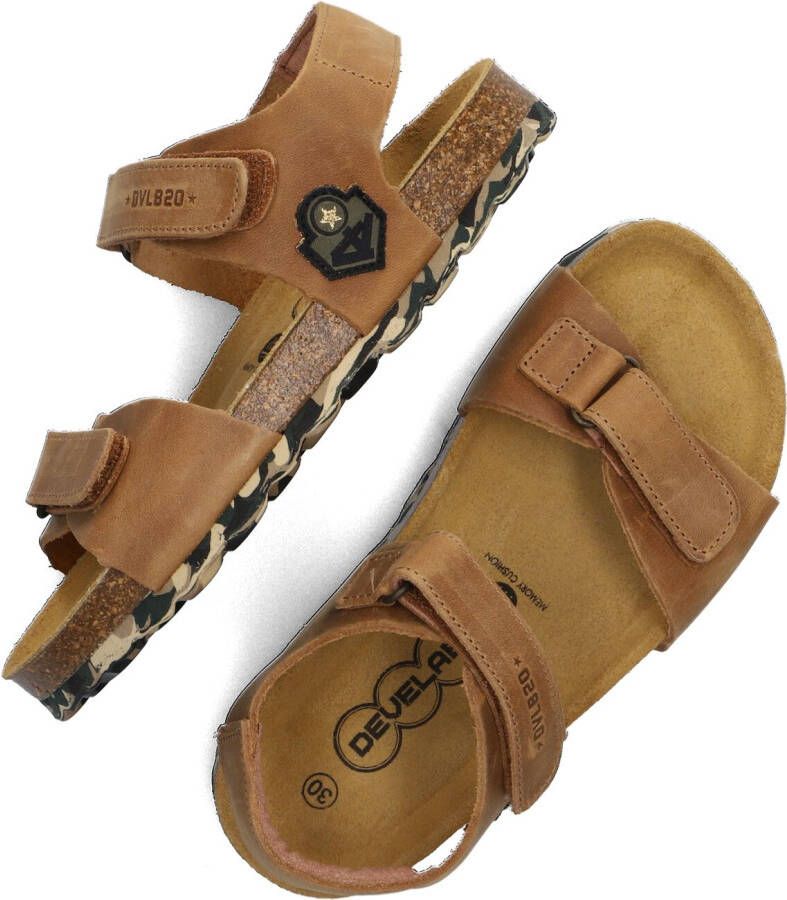 DEVELAB Cognac Sandalen 48275