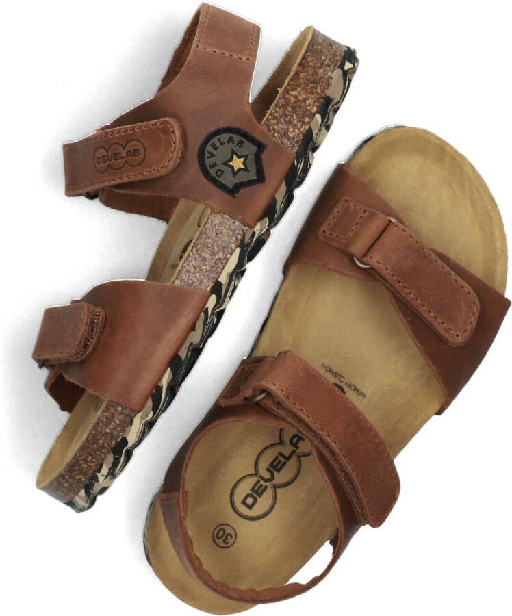 DEVELAB Bruine Sandalen 48319