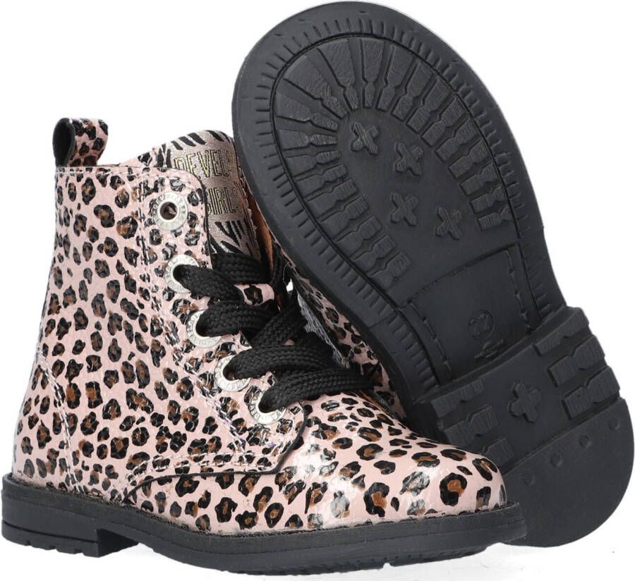 Develab 42020 Veterboots Laarzen Met Veters Meisjes Roze - Foto 4
