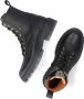 Develab 41444 Veterboots Laarzen Met Veters Meisjes Kids Zwart - Thumbnail 7