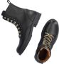 Develab 42258 Veterboots Laarzen Met Veters Meisjes Kids Zwart - Thumbnail 5